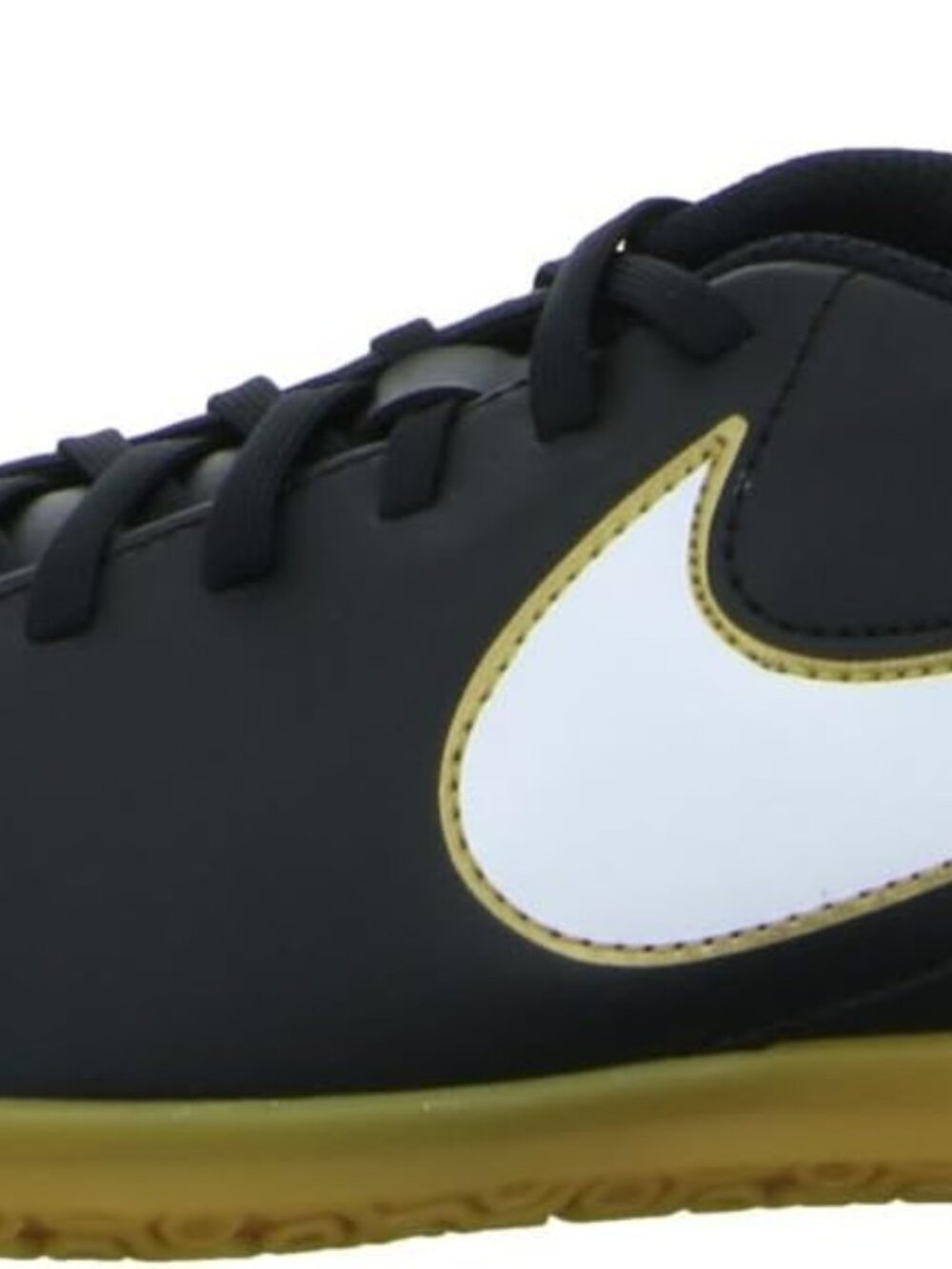Nike Mens Tiempo Rio III IC Soccer Shoes,Black/White 8 US